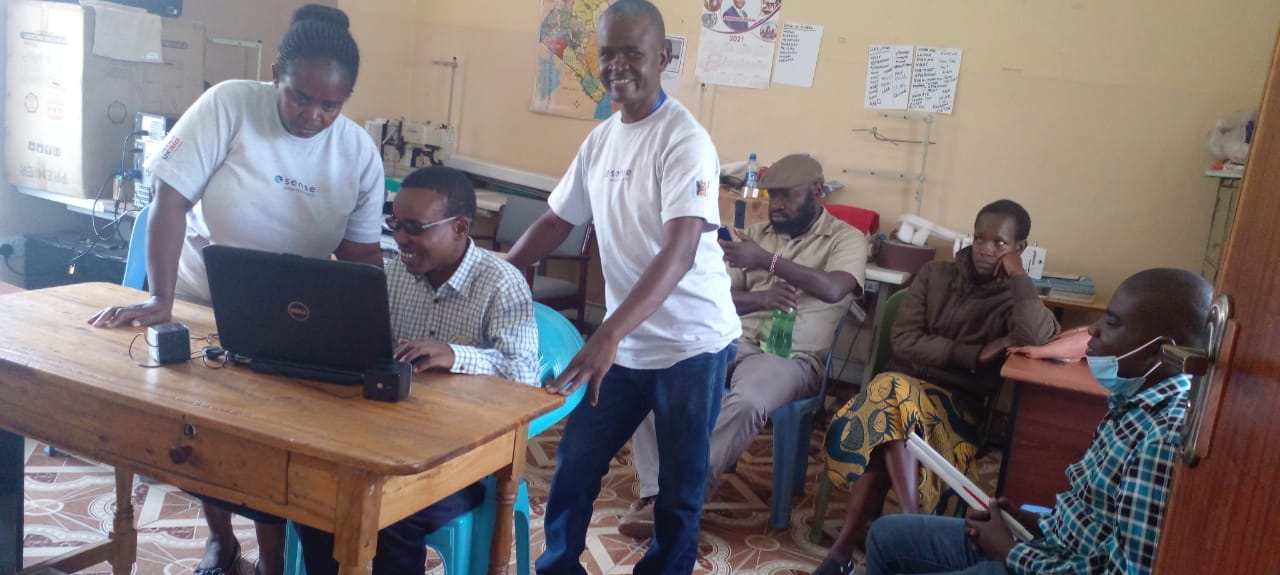 A group of boys in a classroom